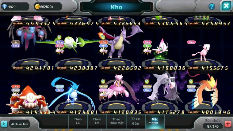 Mã : #TTS6617 - S1235 - V12 - BXH : 12 - Ho-oh WB CHD Rayquaza Bc Cặp Cá Bá Chủ