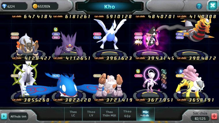 Mã : #TTS6613 - S1625 - V13 - BXH : 35 - Diancie CHD Tapu Fini Dnm Tapufini bc nhiều pet bc