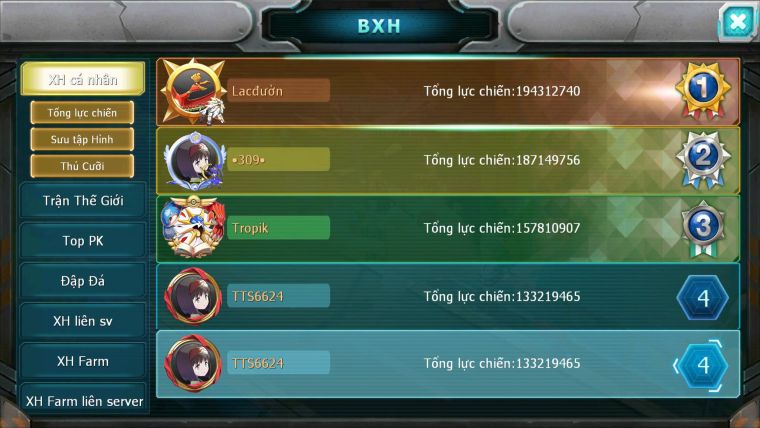 Mã : #TTS6624 - S454 - V15 - BXH : 4 - White CHD Ray Dnm Ho-oh CHD Black Bc Meganec Hoopa Bc Nhiều Pet Ht