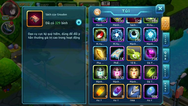 Mã : #TTS6624 - S454 - V15 - BXH : 4 - White CHD Ray Dnm Ho-oh CHD Black Bc Meganec Hoopa Bc Nhiều Pet Ht