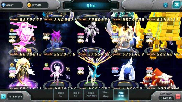Mã : #TTS6622 - S1350 - 300M ARC CH V15 - BXH : 4PK - 49K KC Kiếm Khiên Bá Chủ Arc Thép Dyanamx Ho-oh CHD Nhiều Pet HT