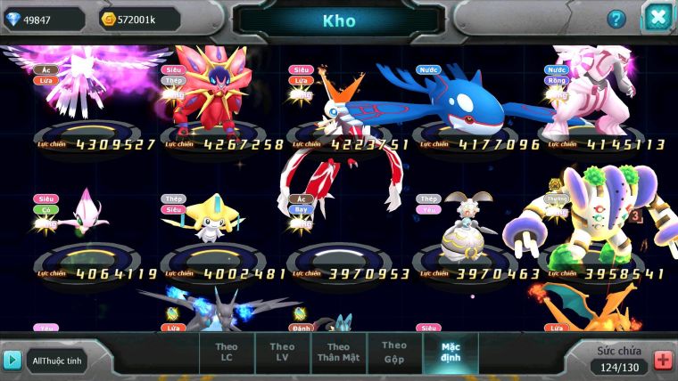 Mã : #TTS6622 - S1350 - 300M ARC CH V15 - BXH : 4PK - 49K KC Kiếm Khiên Bá Chủ Arc Thép Dyanamx Ho-oh CHD Nhiều Pet HT