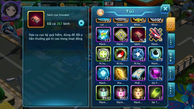 Mã : #TTS6622 - S1350 - 300M ARC CH V15 - BXH : 4PK - 49K KC Kiếm Khiên Bá Chủ Arc Thép Dyanamx Ho-oh CHD Nhiều Pet HT