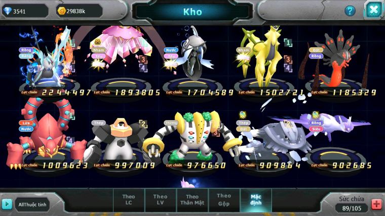 Mã : #TTS6621 - S1046 -V5 - Unvoa Diancie Bc Tapufini Arrc nham Zevil Metal
