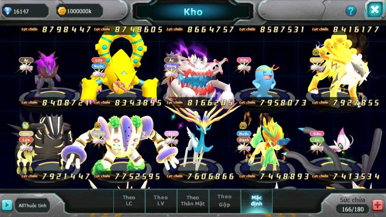 Mã : #TTS6629 - S189 - V14 - BXH : 26 - Hoopa Bá Chủ Ho-oh Dnm Ray Bc WB Bá Chủ Nhiều Pet Bá Chủ