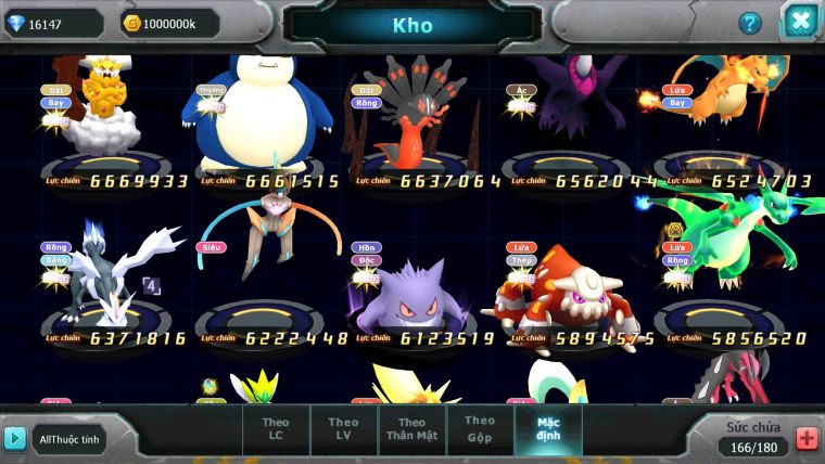 Mã : #TTS6629 - S189 - V14 - BXH : 26 - Hoopa Bá Chủ Ho-oh Dnm Ray Bc WB Bá Chủ Nhiều Pet Bá Chủ