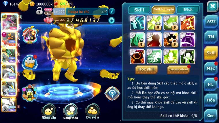 Mã : #TTS6629 - S189 - V14 - BXH : 26 - Hoopa Bá Chủ Ho-oh Dnm Ray Bc WB Bá Chủ Nhiều Pet Bá Chủ