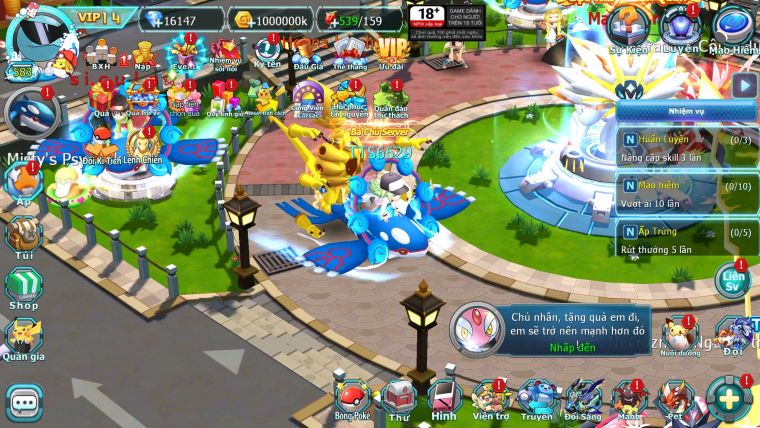 Mã : #TTS6629 - S189 - V14 - BXH : 26 - Hoopa Bá Chủ Ho-oh Dnm Ray Bc WB Bá Chủ Nhiều Pet Bá Chủ