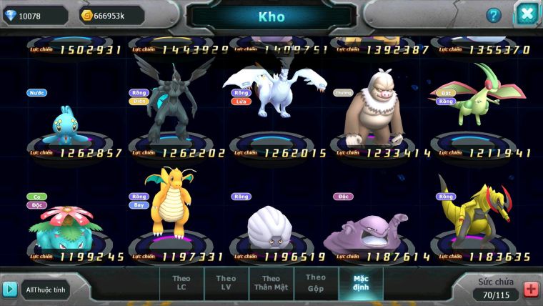 Mã : #TTS6626 - S1768 - V5 - 10K KC - Zygarde Flare Ho-oh  Cặp Lati Bá Chủ Nhiều Pet HT