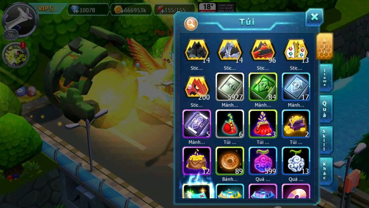 Mã : #TTS6626 - S1768 - V5 - 10K KC - Zygarde Flare Ho-oh  Cặp Lati Bá Chủ Nhiều Pet HT