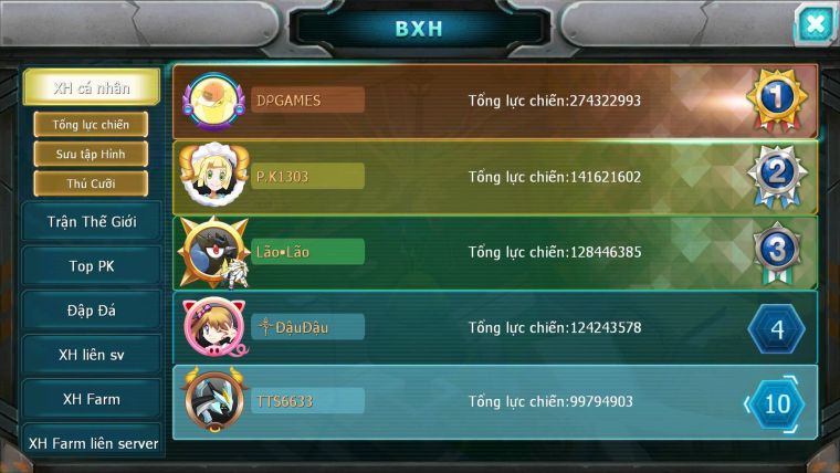 Mã : #TTS6633 - S1307 - V14 - BXH : 7 - Black White Ho-oh CHD Yvetal Bc Diancie Bc Nhiều Pet HT