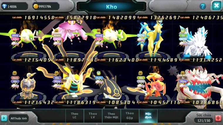 Mã : #TTS6636 - S454 - V15 - BXH : 4 - White & Ho-oh CHD Rayquaza Dnm Black D Mega Nec Hoopa Bá Chủ