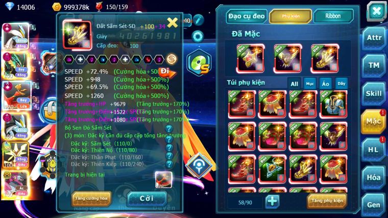 Mã : #TTS6636 - S454 - V15 - BXH : 4 - White & Ho-oh CHD Rayquaza Dnm Black D Mega Nec Hoopa Bá Chủ
