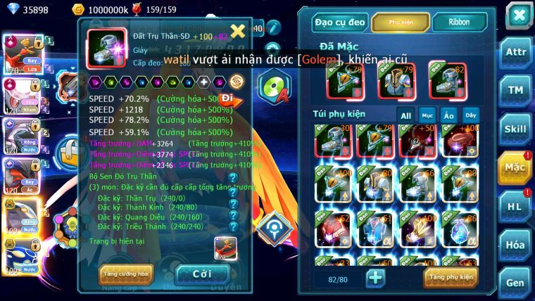 Mã : #TTS6638 - S905 - V13 - BXH : 5 Ho-oh & Diancie CHD Palkia & Yvetal CH Nhiều Pet Bc