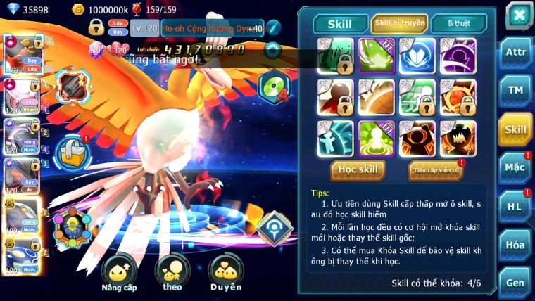 Mã : #TTS6638 - S905 - V13 - BXH : 5 Ho-oh & Diancie CHD Palkia & Yvetal CH Nhiều Pet Bc