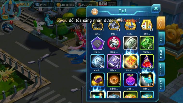 Mã : #TTS6638 - S905 - V13 - BXH : 5 Ho-oh & Diancie CHD Palkia & Yvetal CH Nhiều Pet Bc