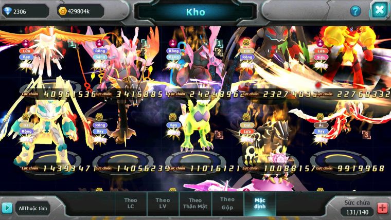 Mã : #TTS6641 - S1055 - BXH : 7 - V15 - Ho-oh WB - Armrouge CHD Cặp Zygarde Bá Chủ Qá êm