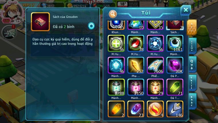 Mã #TTS6652 - s1123 - v17 - Kiếm Khiên Dynamax Metal Arc Thép Dnm Ho-oh CHD Yvetal bc Unvoa Bc WB Dnm