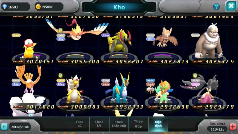 Mã : #TTS6657 - S1445 - V10 - BXH : 41 - Ho-oh Black CHD Yvetal Thần gio Bc Qvld Cặp Lati Bc