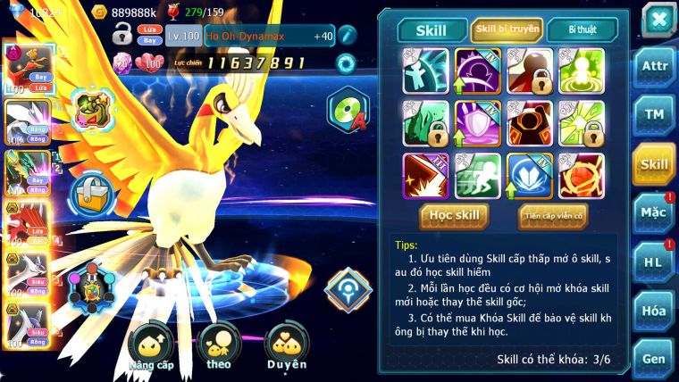 Mã : #TTS6661 - S1582 - V4 - 10K KC - Ho-oh Dnm Unvoa Ray Qvld Bc Cặp Lati bc Thần gio bc