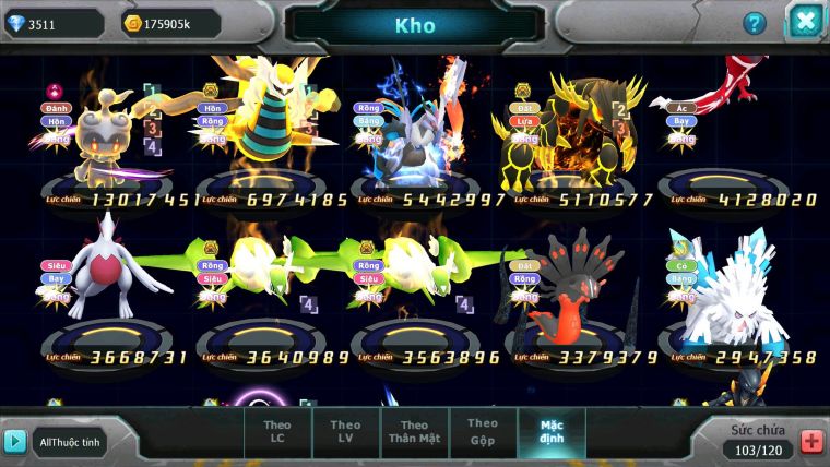 Mã : #TTS6659 - S1601 - V12 - Mashadow Dnm Giratina Bc Unvoa Qvld Bc Cặp Lati Bc