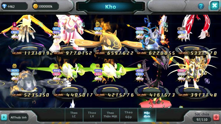 Mã : #TTS6658 - S1350 - V5 - 650 Sách Ho-oh Dnm Palkia Bc Kyogre Bc Unvoa Cặp Lati bá chủ mew giáp bc