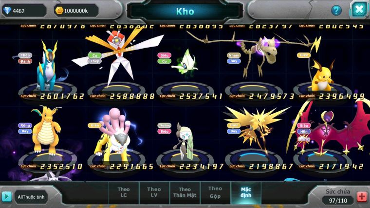 Mã : #TTS6658 - S1350 - V5 - 650 Sách Ho-oh Dnm Palkia Bc Kyogre Bc Unvoa Cặp Lati bá chủ mew giáp bc