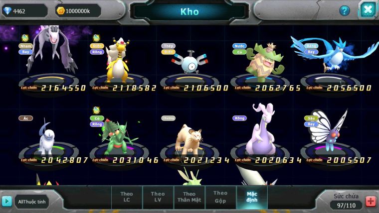 Mã : #TTS6658 - S1350 - V5 - 650 Sách Ho-oh Dnm Palkia Bc Kyogre Bc Unvoa Cặp Lati bá chủ mew giáp bc