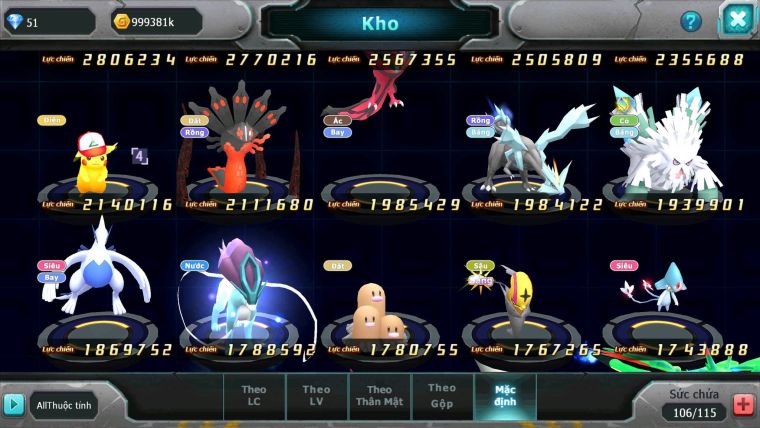 Mã : #TTS6665 - S1628 - V11 - Raikou Bc Cặp Cá Bc Unvoa Drak ho-oh Tapukoko Bc