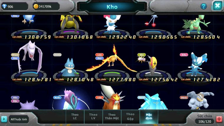 Mã : #TTS6671 - S1117 - V5 - Diancie & Lugia & Qvld VTTPL Bc Nhiều Pet Huyền Thoại