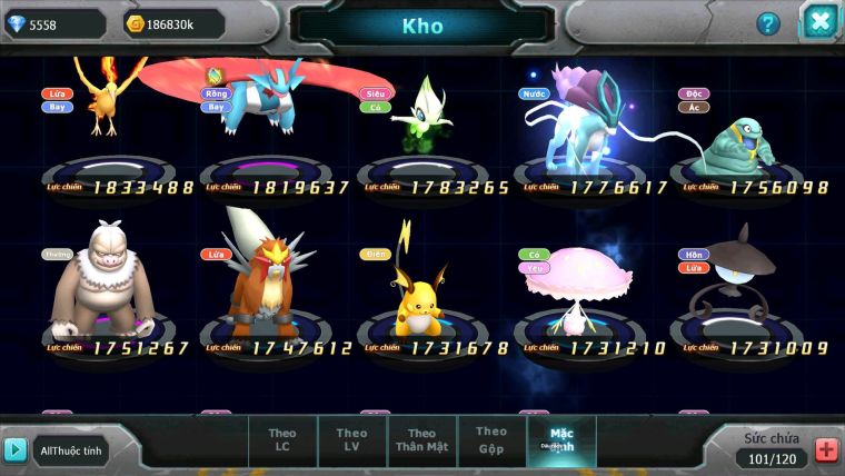 Mã : #TTS6678 - S1649 - V11 - Ho-oh CHD Yvetal Qvld Bc Thần gio nhiều pet ht