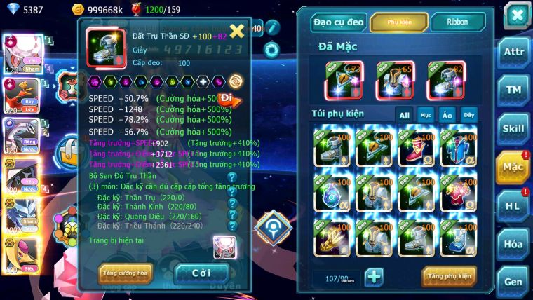 Mã : #TTS6676 - S326 - V13 - BXH : 3 - Diancie & Ho-oh CHD Palkia CH Tapu fini bc Nhiều Pet Bá Chủ
