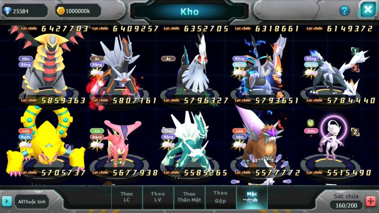 Mã : #TTS6675 - S1165 - V15 - 25K KC - 2K6 Sách BXH : 8 - WB & Ho-oh CHD Rayquaza Drak Ho-oh Bc