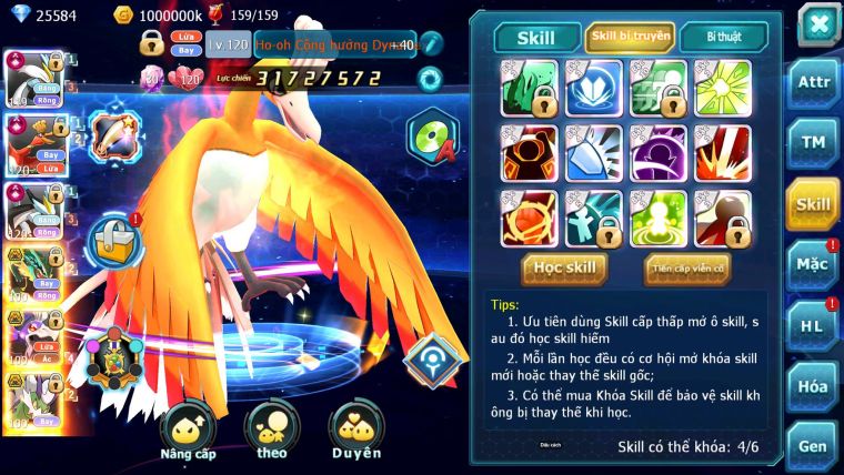 Mã : #TTS6675 - S1165 - V15 - 25K KC - 2K6 Sách BXH : 8 - WB & Ho-oh CHD Rayquaza Drak Ho-oh Bc