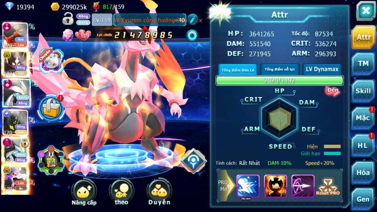 Mã : #TTS6685 - S876 - V15 - 19K KC - Ho-oh & White CHD Zygarde Flare Bá Chủ Z100 CH Drak ho-oh Bc nhiều pet ht