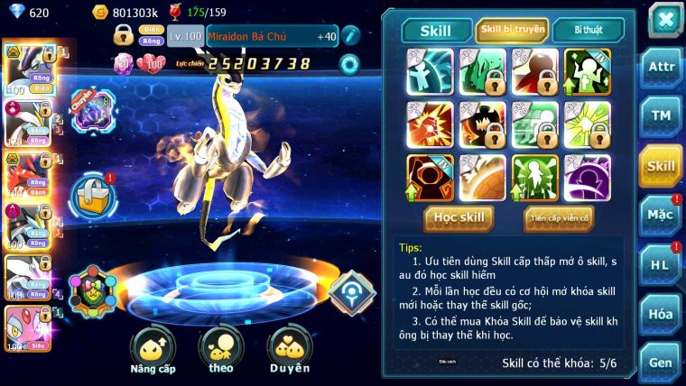 Mã : #TTS6684 - S1731 - V15 - BXH : 6 - Miraidon & Koraidon Bc White CHD Black Dnm Nhiều Pet Huyền Thoại