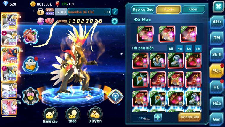 Mã : #TTS6684 - S1731 - V15 - BXH : 6 - Miraidon & Koraidon Bc White CHD Black Dnm Nhiều Pet Huyền Thoại
