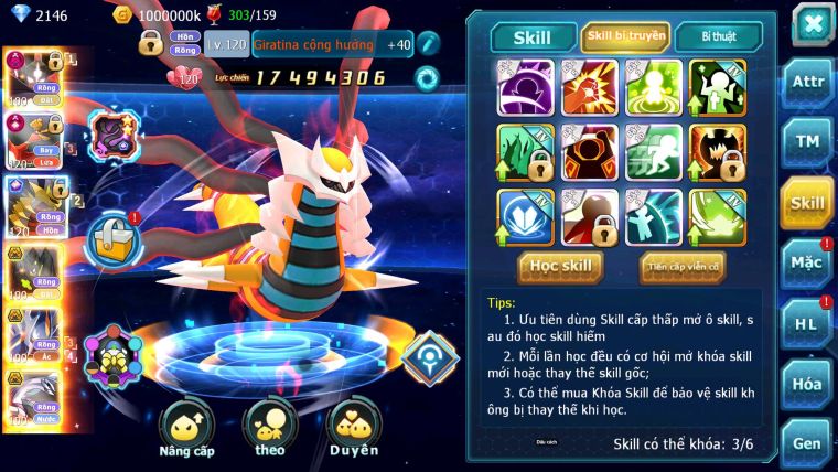 Mã : #TTS6683 - S1491 - V15 - BXH : 11PK - Zygarde Flare Dynamax Ho-oh CHD Giratina CH Zygarde Bc Pr dialga Bc Nhiều Pet HT