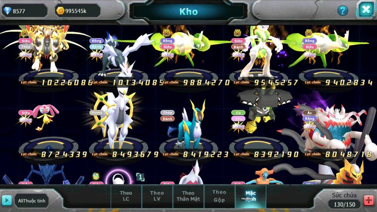 Mã : #TTS6694 - S804 - V15 - BXH : 3 - Ho-oh WB CHD Yvetal CH Ray Dnm Nhiều Pet HT