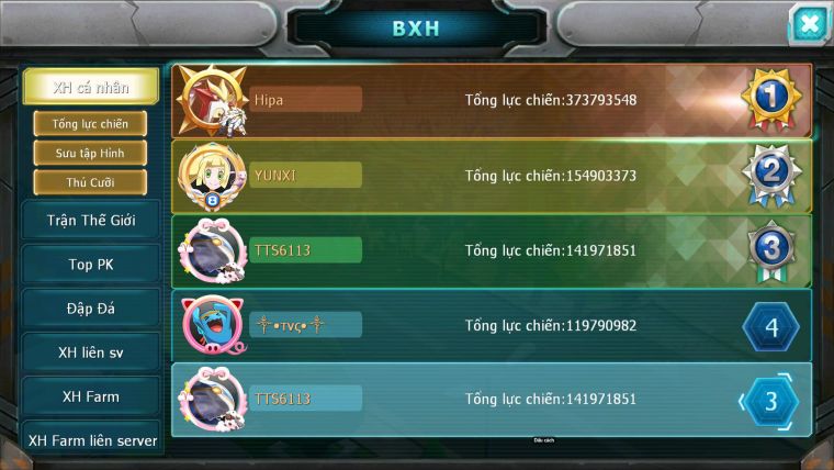 Mã : #TTS6694 - S804 - V15 - BXH : 3 - Ho-oh WB CHD Yvetal CH Ray Dnm Nhiều Pet HT