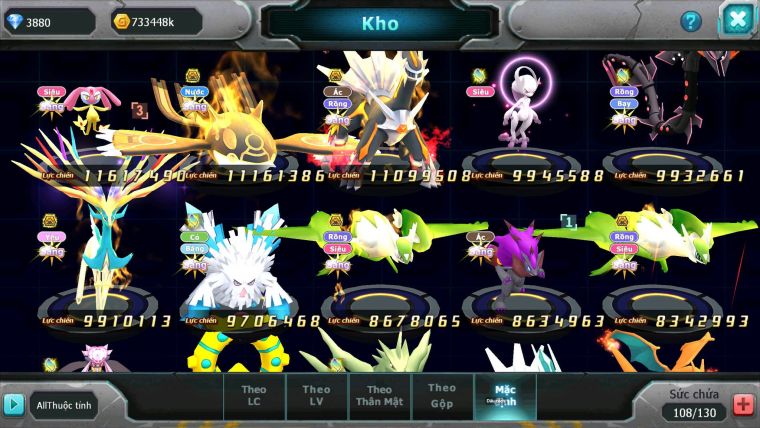 Mã : #TTS6706 - S1061 - V14 - BXH : 3LC - 2K8 Sách Black & White & Ho-oh CHD Vua Kiếm Bc Yvetal Bc Suicun Dnm