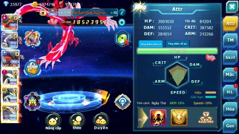 Mã : #TTS6709 - S1155 - V13 - 26K KC - BXH : 15 -Ho-oh  CHD Yvetal &Palkia CH Nhiều Pet Ht Bc