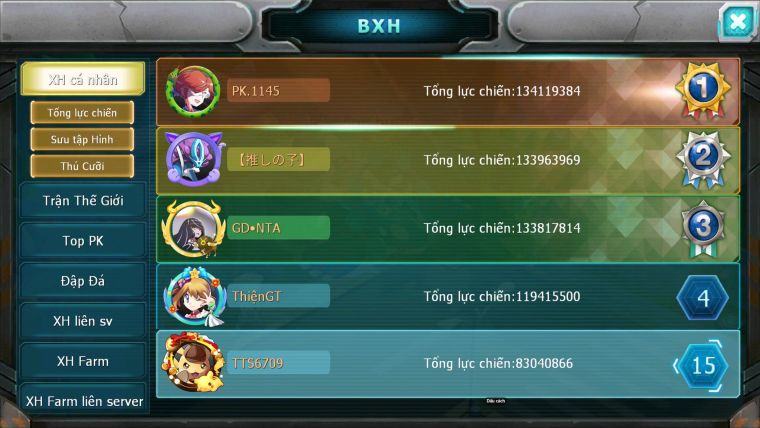Mã : #TTS6709 - S1155 - V13 - 26K KC - BXH : 15 -Ho-oh  CHD Yvetal &Palkia CH Nhiều Pet Ht Bc