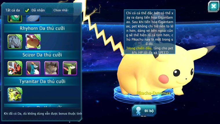 Mã : #TTS6727 - S1458 - V14 - BXH : 50 - Cưỡi Pikachu Palkia CH Zflare Bá chủ Z100 Bc Diancie Bc Dnm Nhiều Pet HT