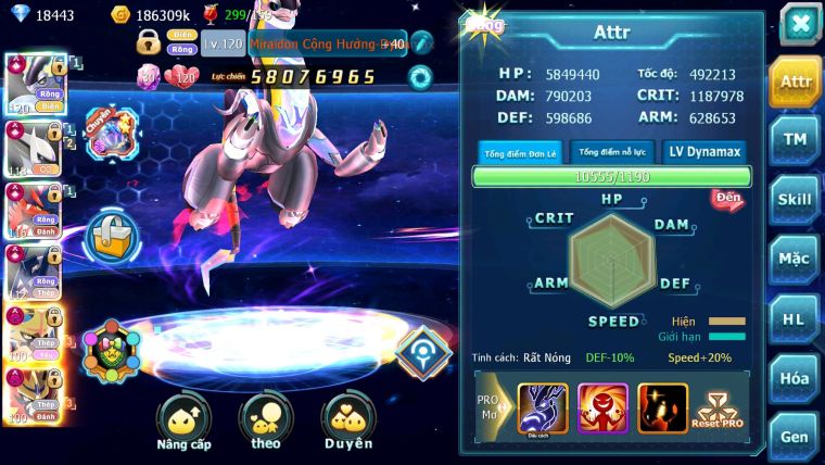 Mã : #TTS6726 - S1763 - BXH : 1-2-3 - V20 - Miraidon Koraidon Sáng Thế Achaludon Max Trạng Thái Cặp Kiếm Khiên Dynamax Arc CHD Có ĐC +9