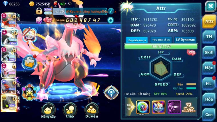 Mã : #TTS6728 - S650 - V15 - 6K6 Sách -BXH: 3 - Ho-oh WB Diancie CHD Yvetal & Lugia CH Nhiều Pet HT