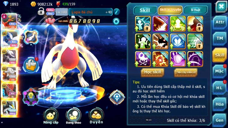 Mã : #TTS6727 - S980 - V6 - 390 Sách Ho-oh CHD Lugia Bc Mew giáp Bc Hentran Bc Nhiều Pet HT