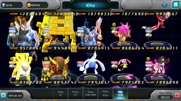 Mã : #TTS6741 - S890 - V13 - BXH : 10 - 1K2 Sách - Ho-oh & Diancie CHD Palkia CH Rayquaza Bc Nhiều Pet BC
