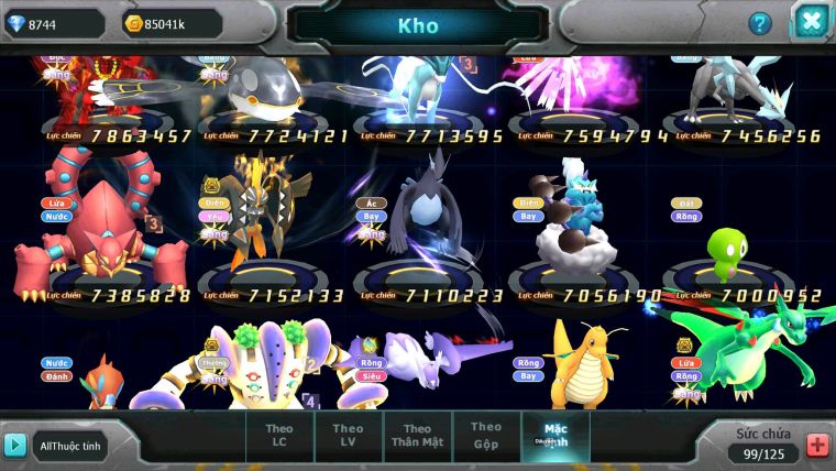 Mã : #TTS6741 - S890 - V13 - BXH : 10 - 1K2 Sách - Ho-oh & Diancie CHD Palkia CH Rayquaza Bc Nhiều Pet BC