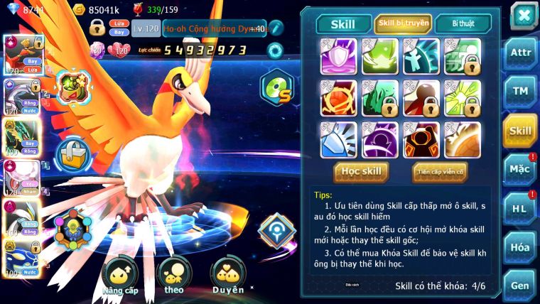 Mã : #TTS6741 - S890 - V13 - BXH : 10 - 1K2 Sách - Ho-oh & Diancie CHD Palkia CH Rayquaza Bc Nhiều Pet BC